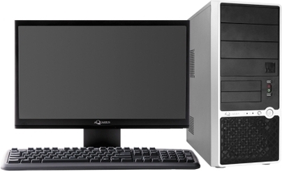 Компьютер Aquarius Elt E50 S68 (MNT400/Core i3/2120/2Gb/500Gb/W7H/Black)