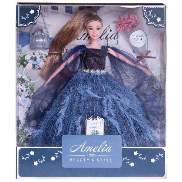 Кукла ABTOYS Amelia Вечерний раут PT-01624 с аксессуарами 30 см