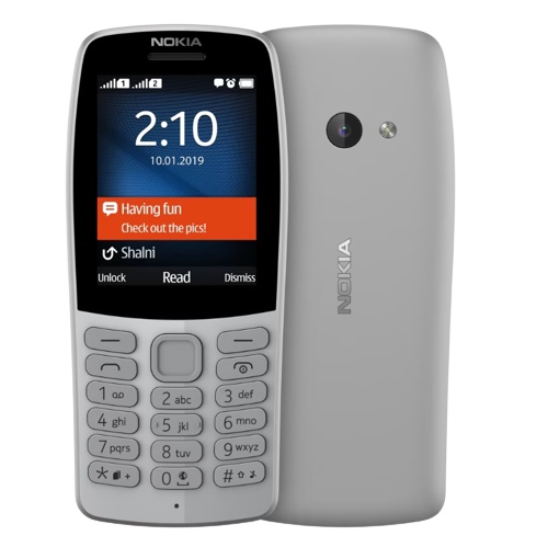 Сотовый телефон Nokia 210 серый 32 Мб