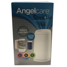 Накопитель подгузников AngelCare Dress up round для подгузников белый